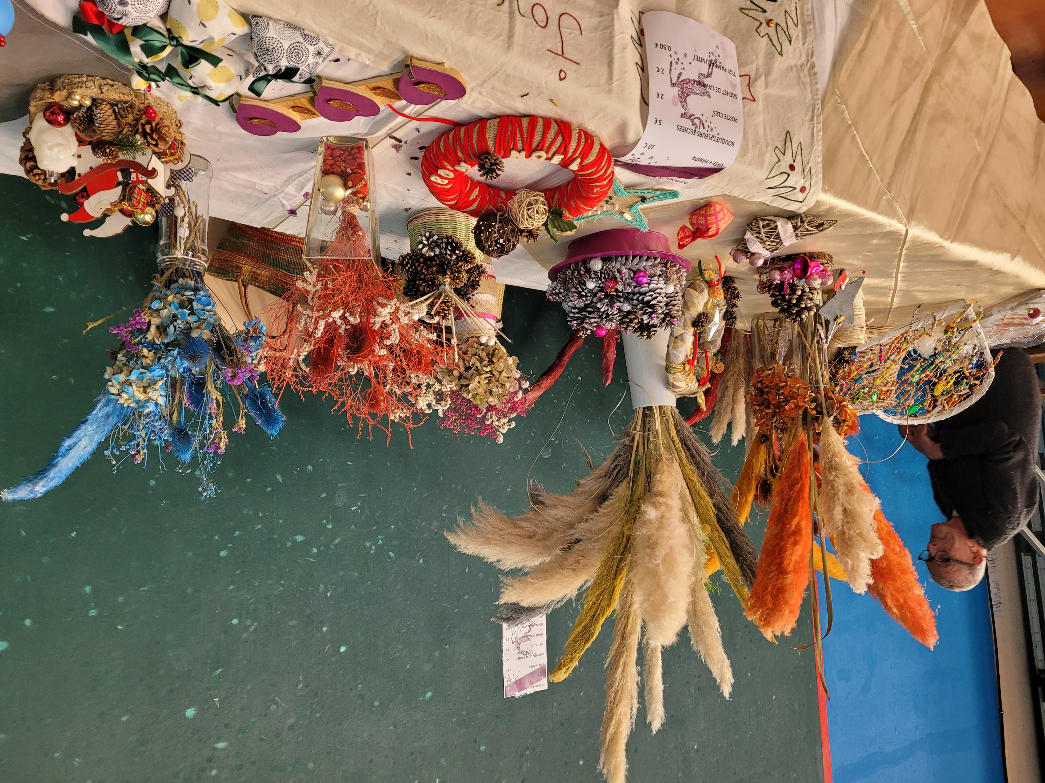 Vente au marché de Noël