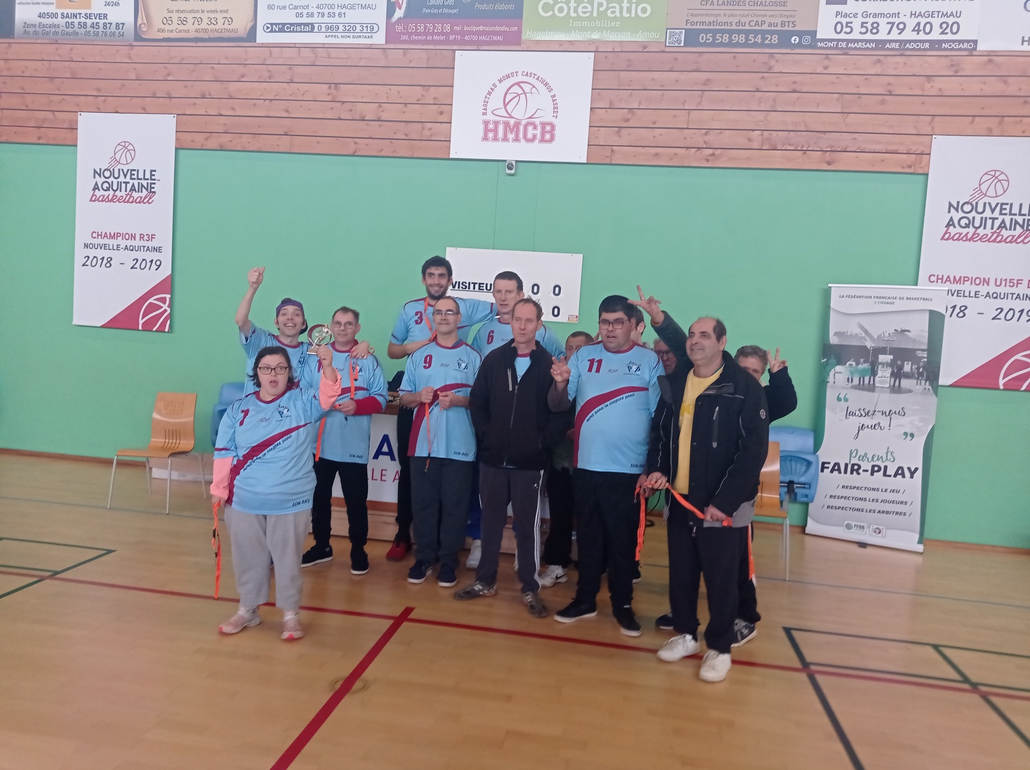 Notre équipe de basket